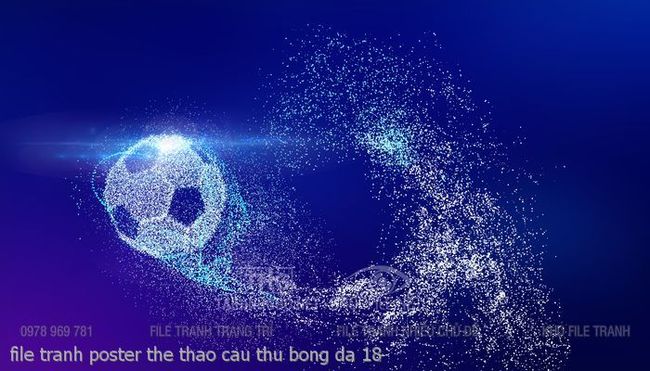 file tranh poster the thao cau thu bong da 18