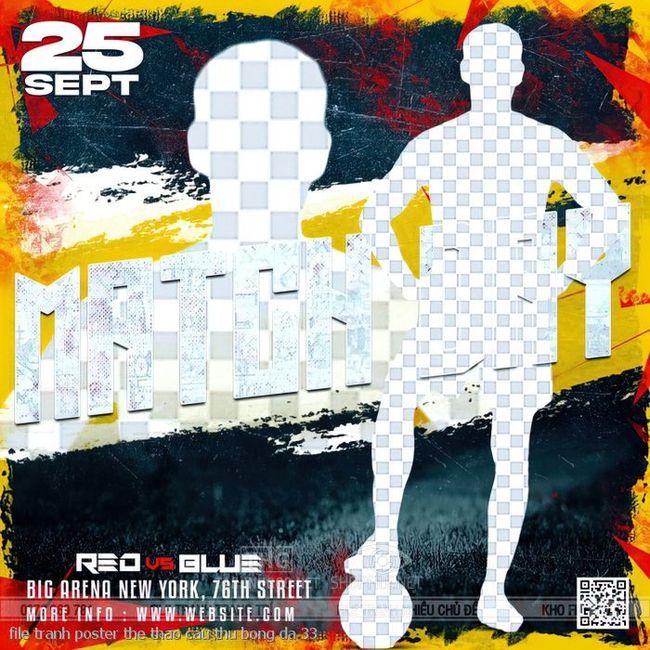 file tranh poster the thao cau thu bong da 33