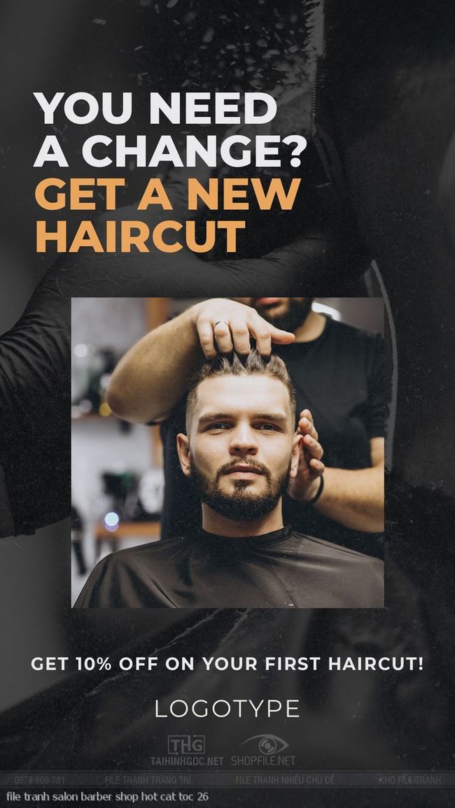 file tranh salon barber shop hot cat toc 26
