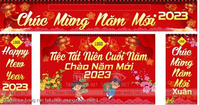 file vector bang ron tet chuc mung nam moi 1