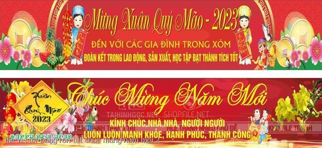 file vector bang ron tet chuc mung nam moi 2