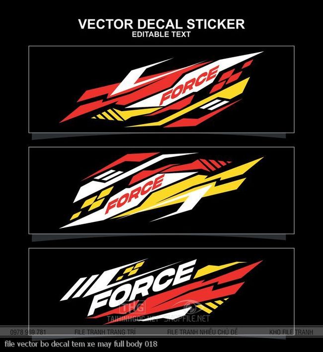 file vector bo decal tem xe may full body 018