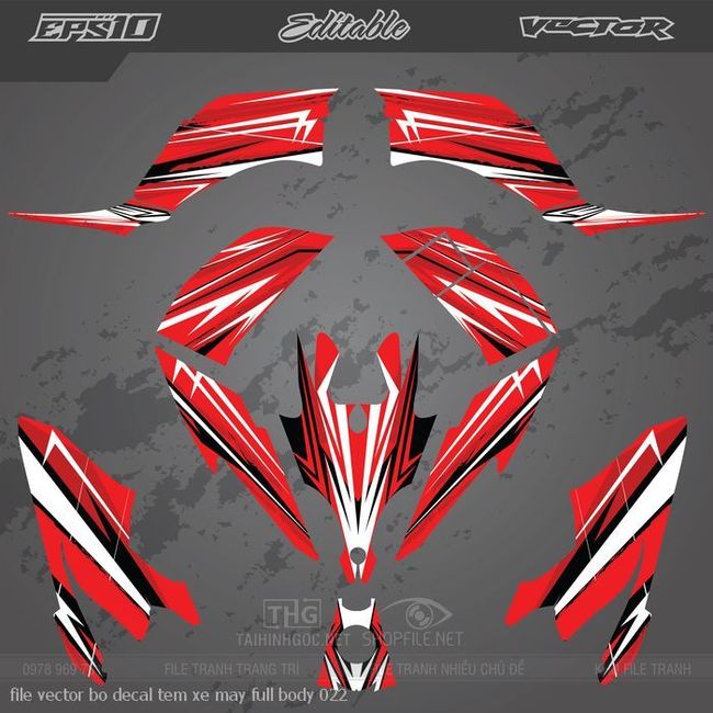 file vector bo decal tem xe may full body 022
