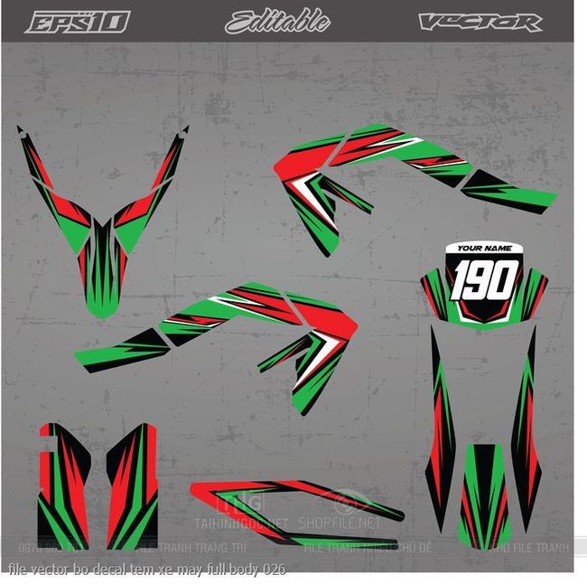 file vector bo decal tem xe may full body 026