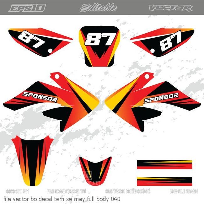file vector bo decal tem xe may full body 040