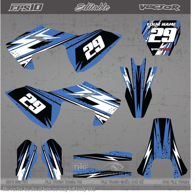file vector bo decal tem xe may full body 042