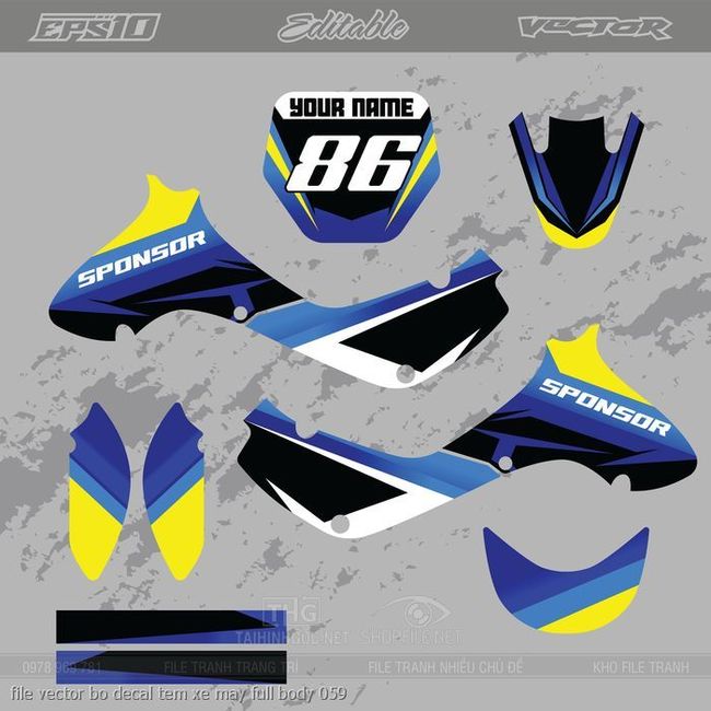 file vector bo decal tem xe may full body 059