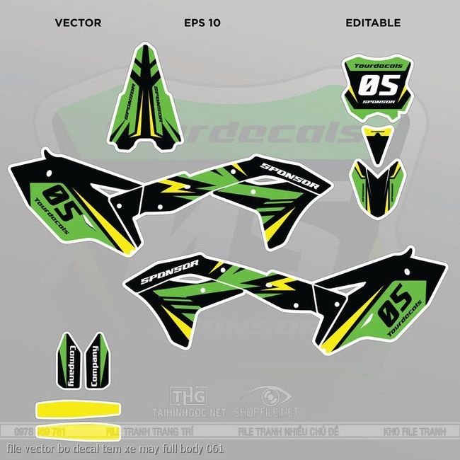file vector bo decal tem xe may full body 061