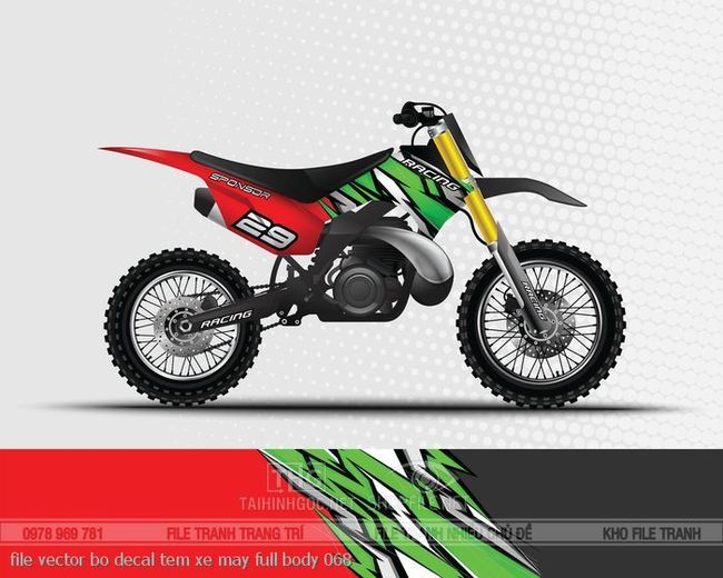file vector bo decal tem xe may full body 068