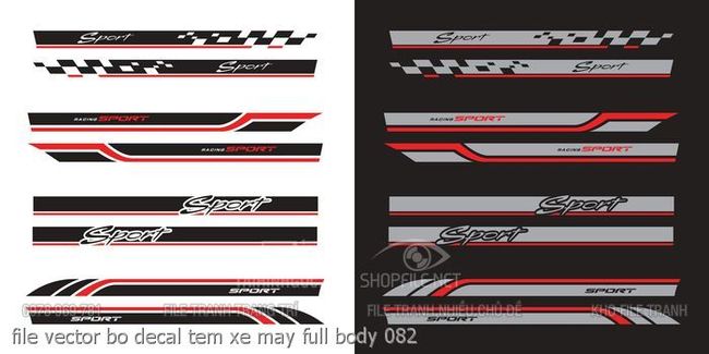 file vector bo decal tem xe may full body 082