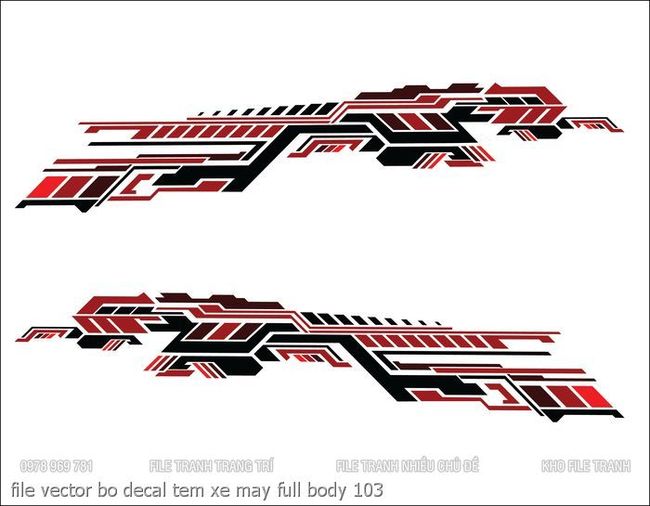 file vector bo decal tem xe may full body 103