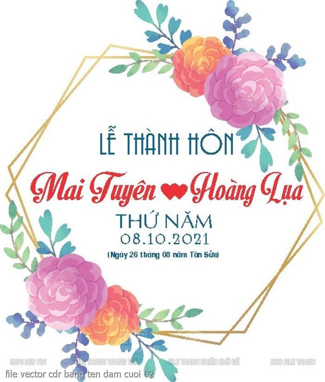 file vector cdr bang ten dam cuoi 02