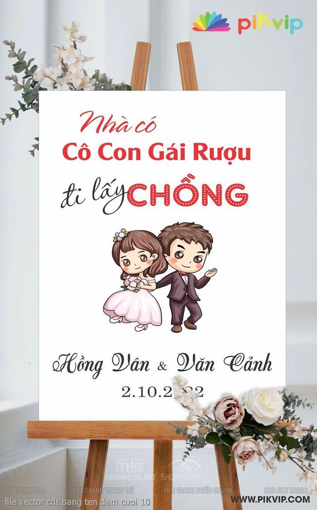 file vector cdr bang ten dam cuoi 10