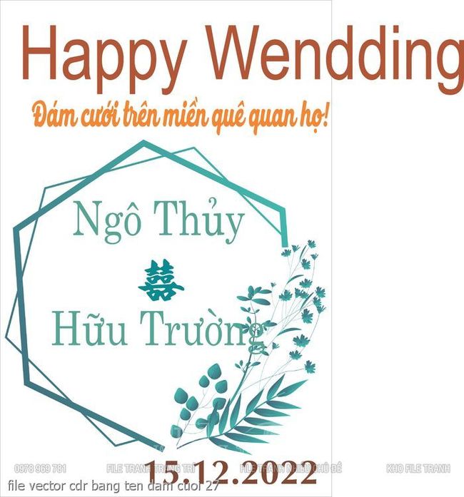 file vector cdr bang ten dam cuoi 27