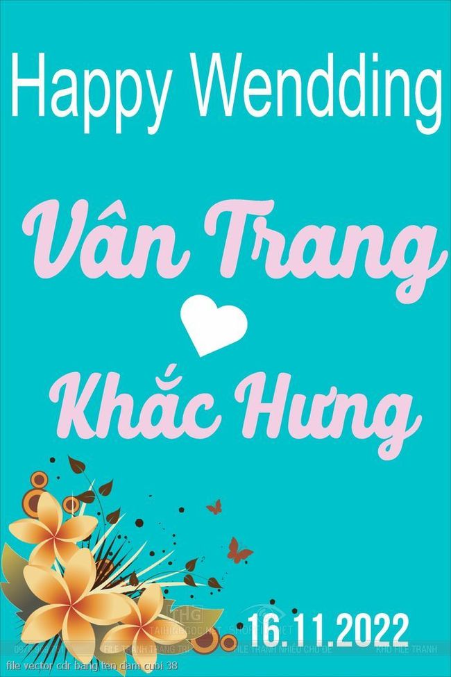 file vector cdr bang ten dam cuoi 38