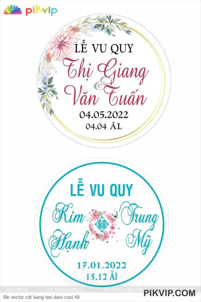 file vector cdr bang ten dam cuoi 48