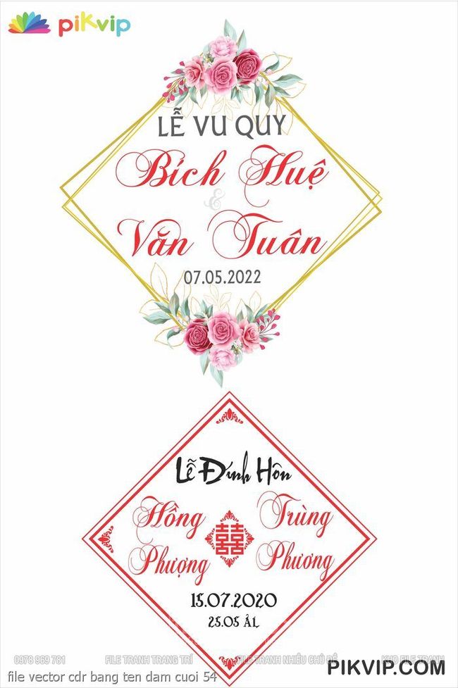 file vector cdr bang ten dam cuoi 54