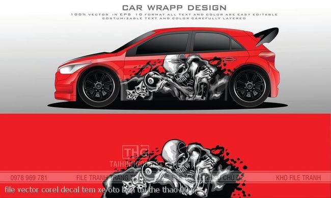 file vector corel decal tem xe oto ban tai the thao 004