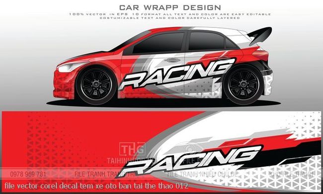 file vector corel decal tem xe oto ban tai the thao 012