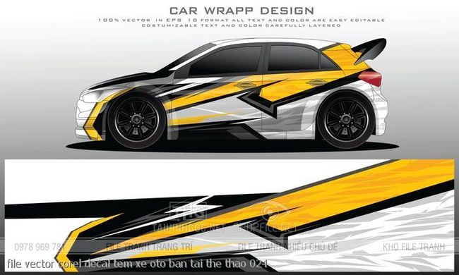 file vector corel decal tem xe oto ban tai the thao 024