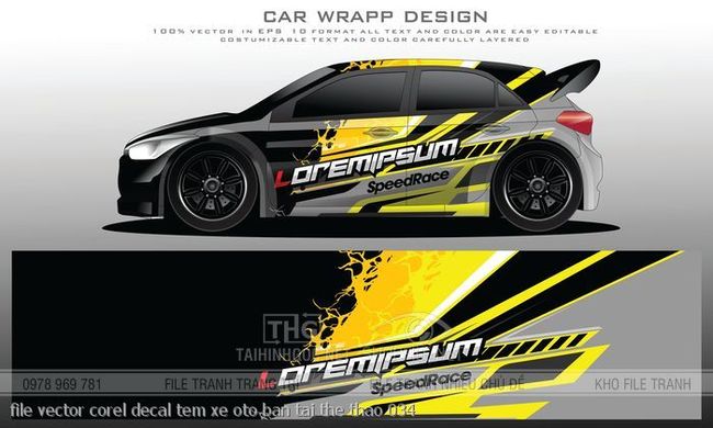 file vector corel decal tem xe oto ban tai the thao 034