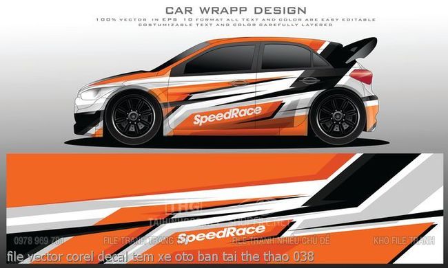 file vector corel decal tem xe oto ban tai the thao 038