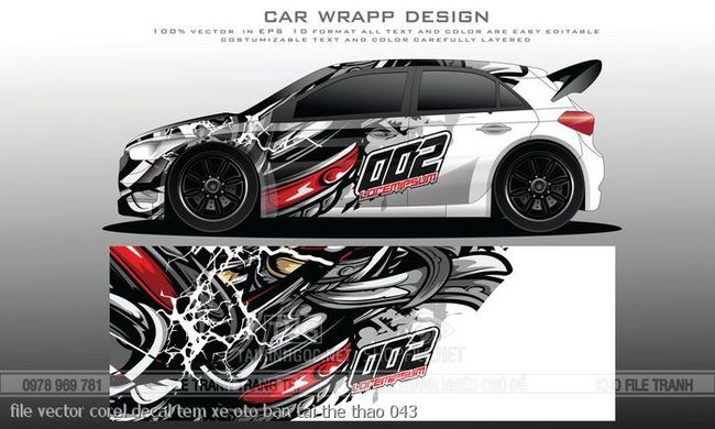 file vector corel decal tem xe oto ban tai the thao 043