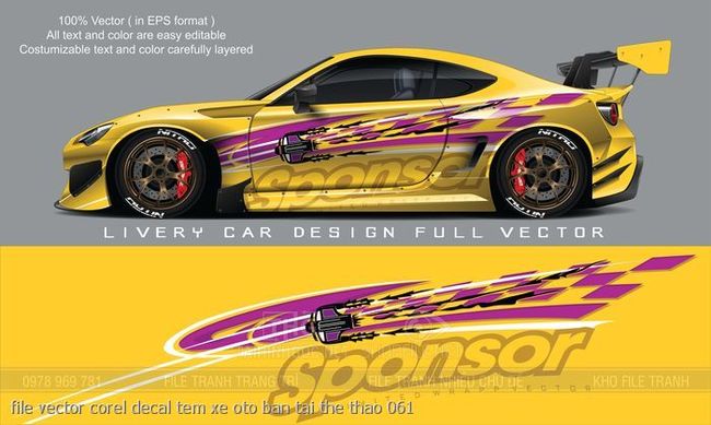file vector corel decal tem xe oto ban tai the thao 061