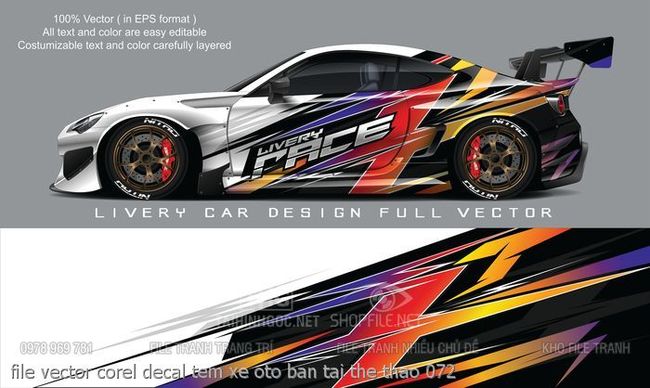file vector corel decal tem xe oto ban tai the thao 072