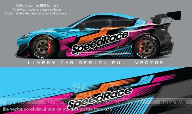 file vector corel decal tem xe oto ban tai the thao 075