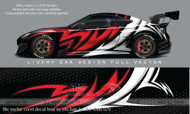 file vector corel decal tem xe oto ban tai the thao 079
