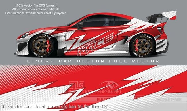 file vector corel decal tem xe oto ban tai the thao 081