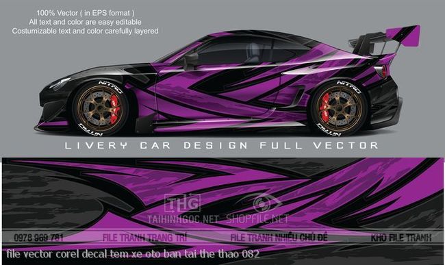 file vector corel decal tem xe oto ban tai the thao 082