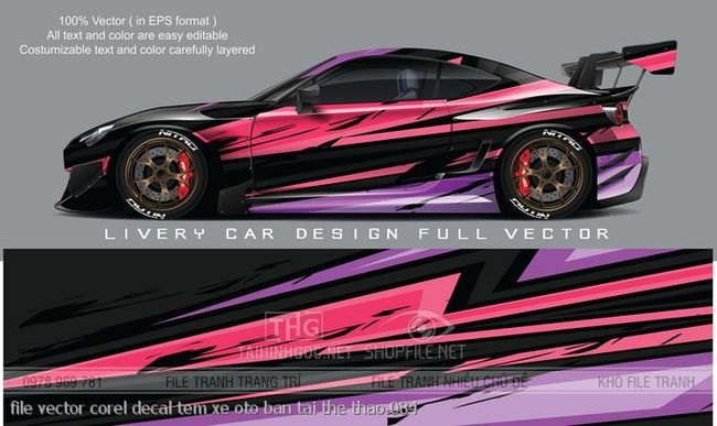 file vector corel decal tem xe oto ban tai the thao 084