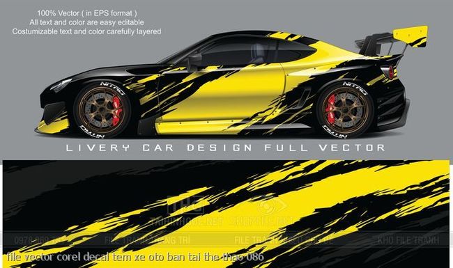 file vector corel decal tem xe oto ban tai the thao 086