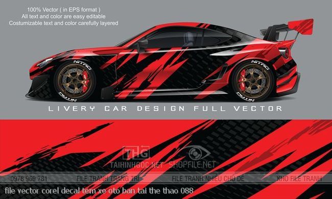 file vector corel decal tem xe oto ban tai the thao 088