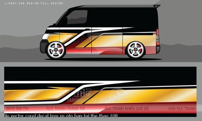 file vector corel decal tem xe oto ban tai the thao 108