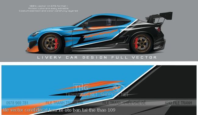 file vector corel decal tem xe oto ban tai the thao 109