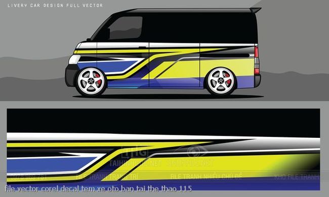 file vector corel decal tem xe oto ban tai the thao 115