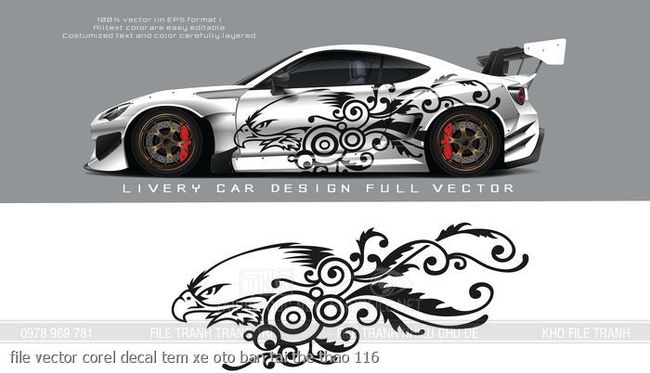 file vector corel decal tem xe oto ban tai the thao 116