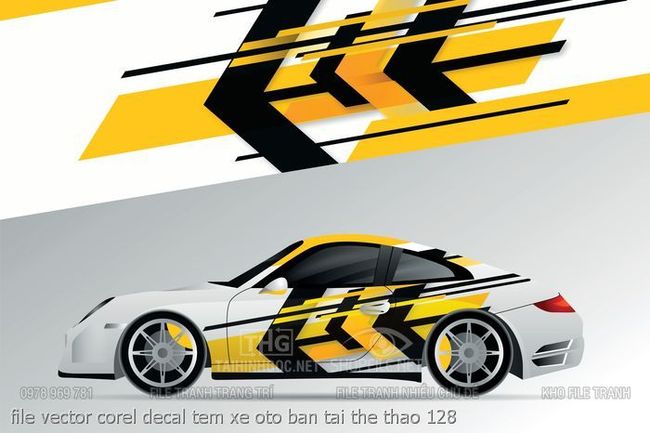 file vector corel decal tem xe oto ban tai the thao 128