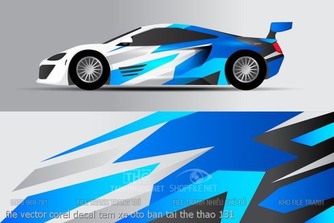 file vector corel decal tem xe oto ban tai the thao 131