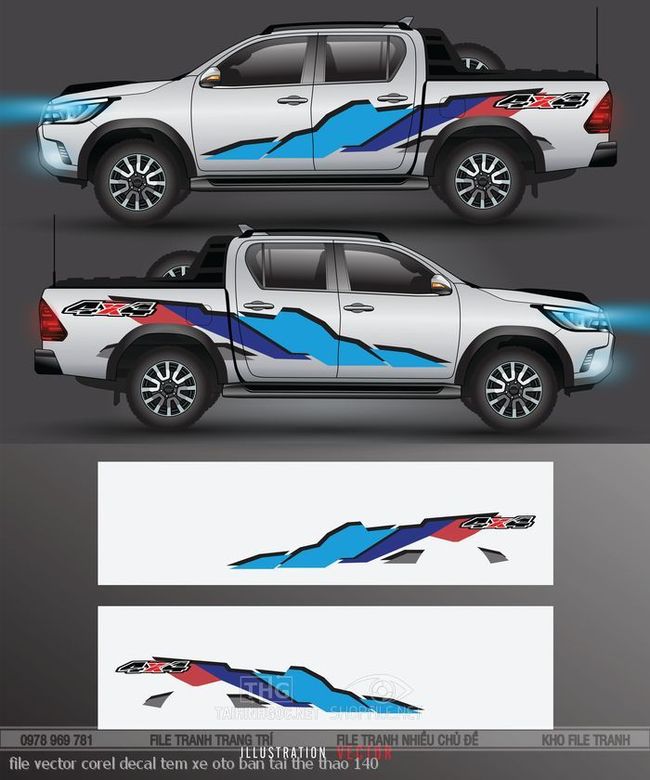 file vector corel decal tem xe oto ban tai the thao 140