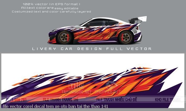 file vector corel decal tem xe oto ban tai the thao 141