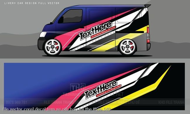 file vector corel decal tem xe oto ban tai the thao 149