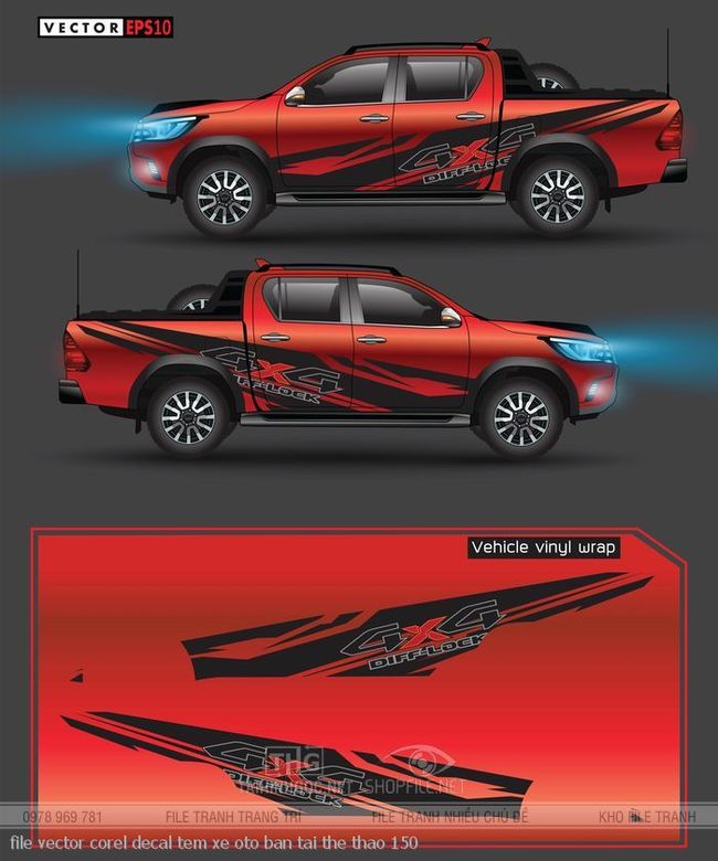 file vector corel decal tem xe oto ban tai the thao 150