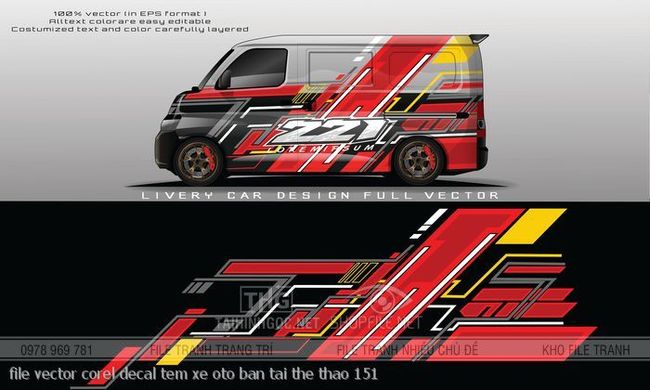 file vector corel decal tem xe oto ban tai the thao 151