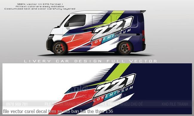file vector corel decal tem xe oto ban tai the thao 156