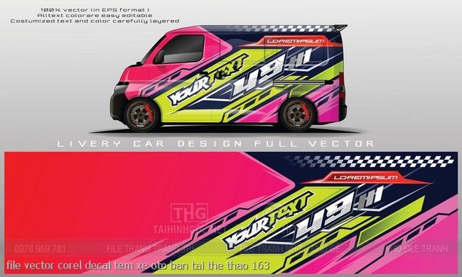 file vector corel decal tem xe oto ban tai the thao 163