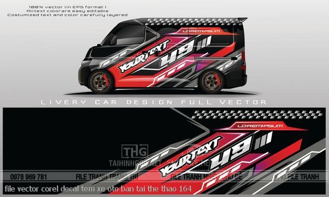 file vector corel decal tem xe oto ban tai the thao 164